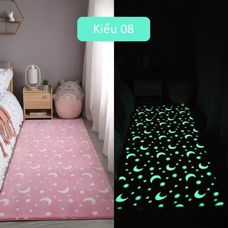 Thảm trải sàn phòng ngủ dạ quang phát sáng cho bé TBD9605 14