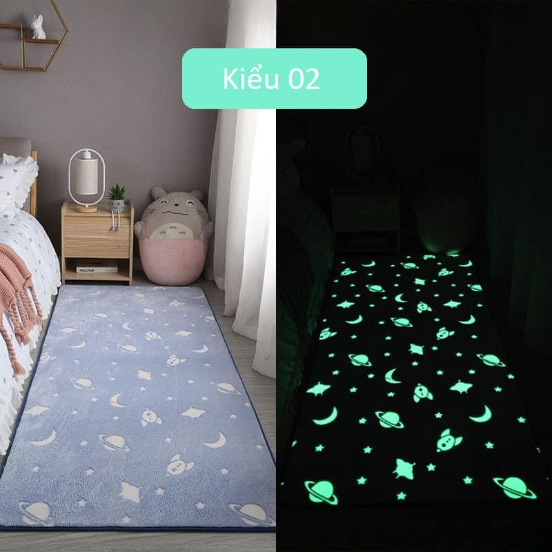 Thảm trải sàn phòng ngủ dạ quang phát sáng cho bé TBD9605 8