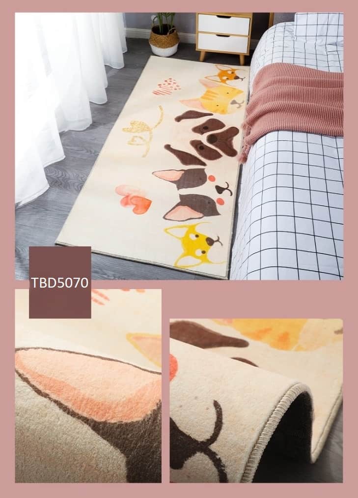 Thảm trải sàn phòng ngủ đáng yêu cho bé TBD5070 3