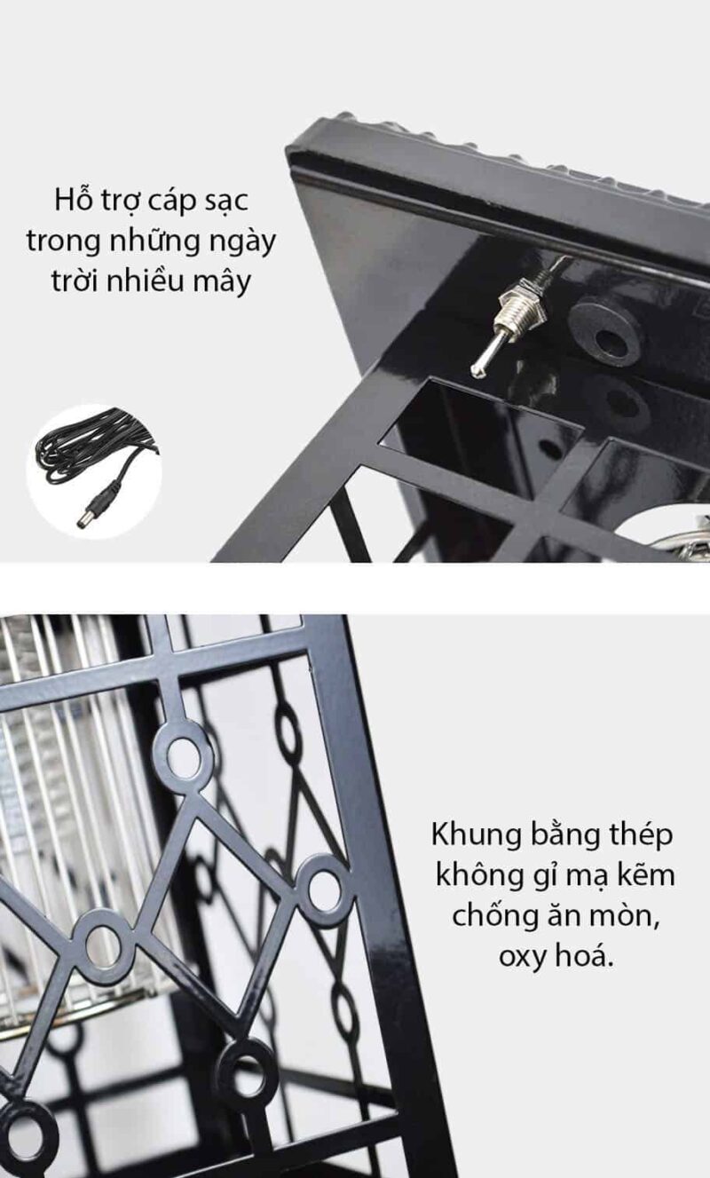 Cột đèn sân vườn chống nước, côn trùng cao cấp AL6744 7
