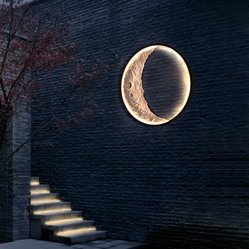 Đèn tường ngoài trời hình trăng lưỡi liềm SC790 12