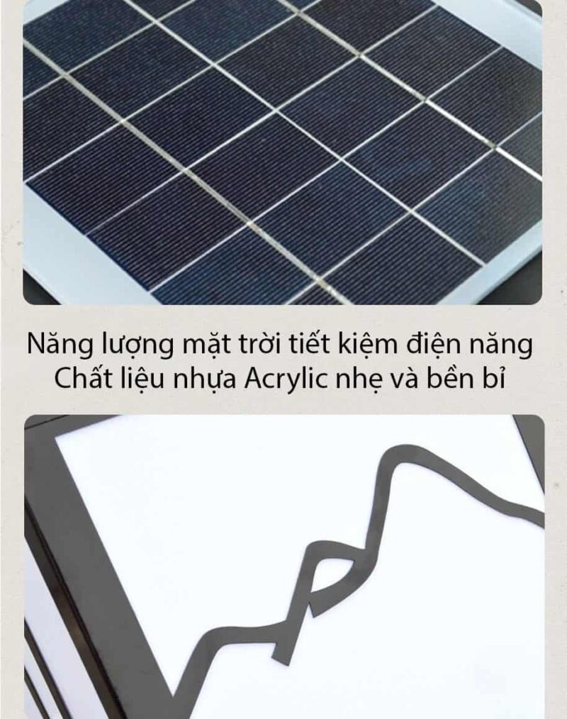 Đèn trụ năng lượng mặt trời cho sân vườn AL6697 5