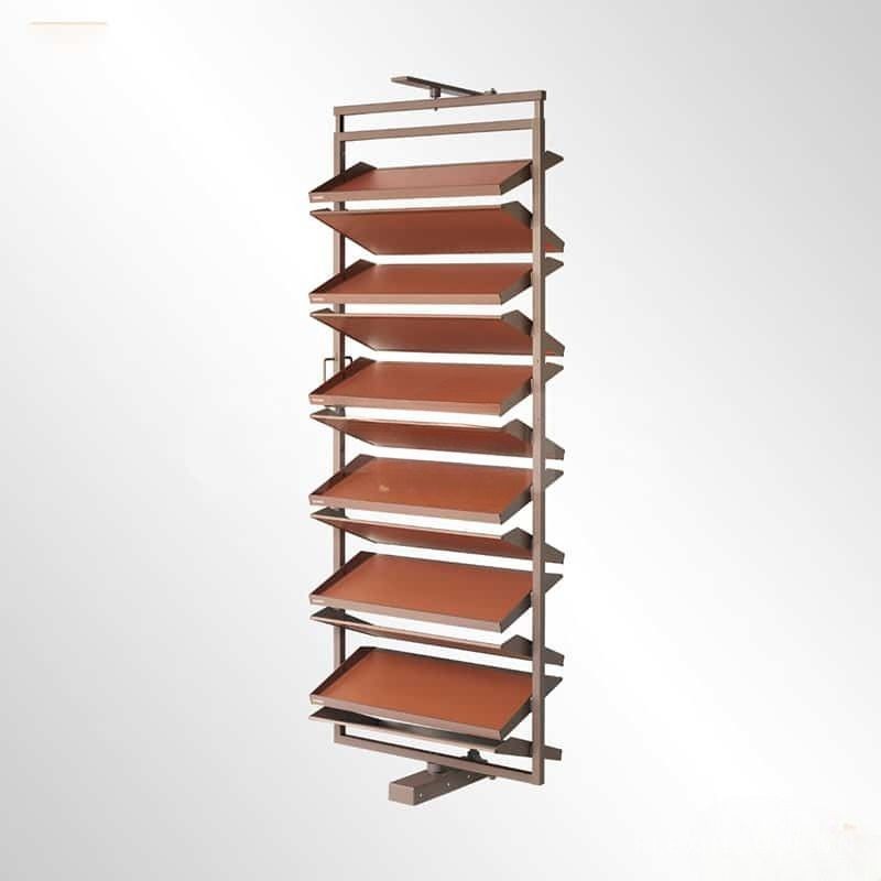Giá để giày thông minh 360 độ khay bọc da 12 tầng Garis GW44R 3 Giá để giày thông minh 360 độ khay bọc da 12 tầng Garis GW44R