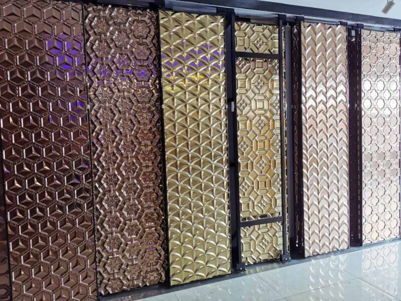 Tấm kim loại trang trí nội thất khách sạn FM4980 2