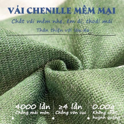 Tấm phủ ghế sofa Chenille bông hoa giản đơn YY2702 11