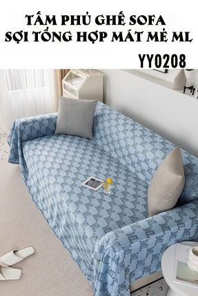 Tấm phủ ghế sofa sợi tổng hợp mát mẻ ML YY0208 5