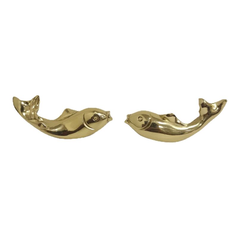 Tay nắm tủ đồng thau biểu tượng cá nhỏ SBD5941 4