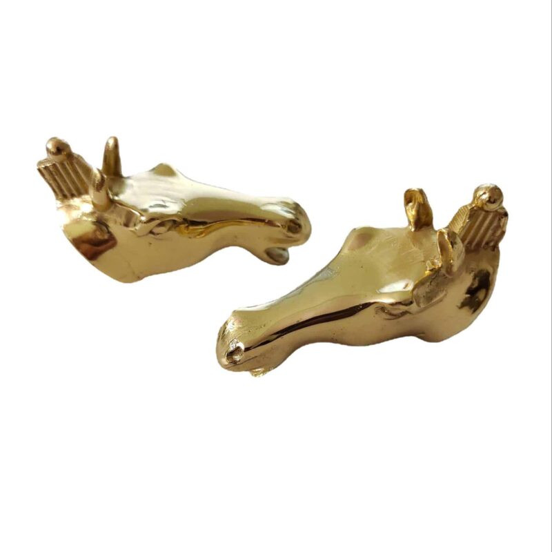 Tay nắm tủ đồng thau biểu tượng đầu ngựa SBD1368 7