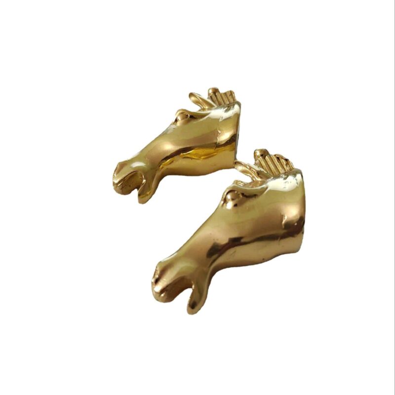 Tay nắm tủ đồng thau biểu tượng đầu ngựa SBD1368 3