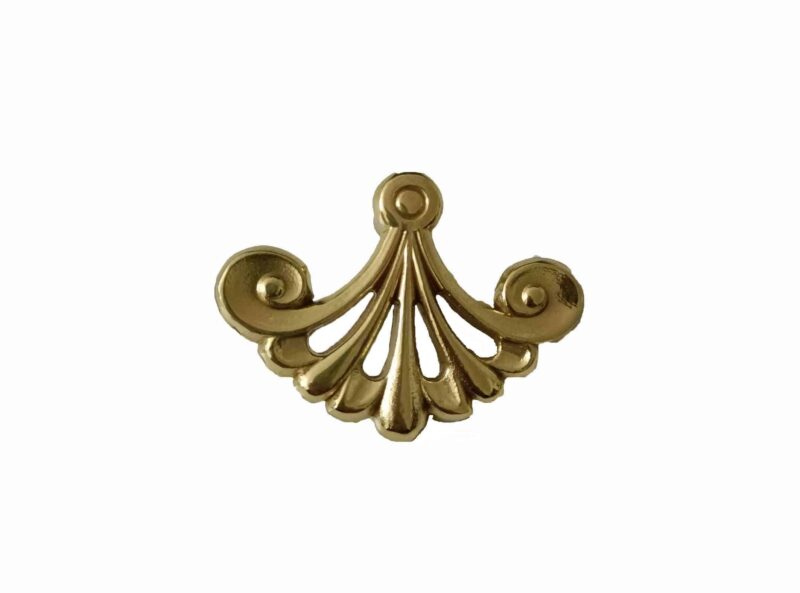 Tay nắm tủ đồng thau biểu tượng đuôi công SBD4821 2