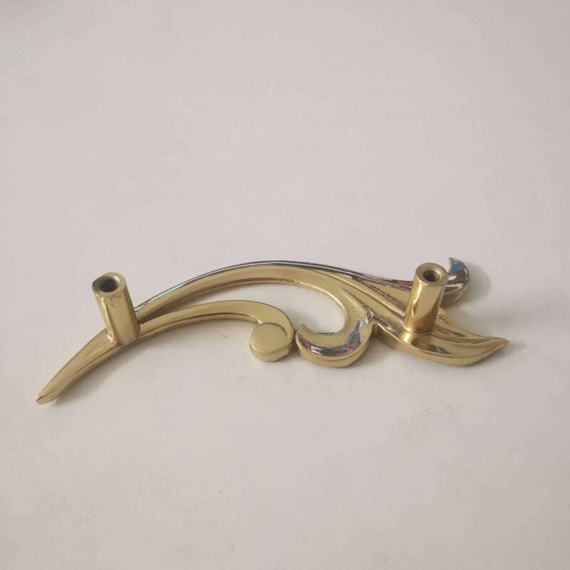 Tay nắm tủ đồng thau cành hoa ly cách điệu SBD8827 7