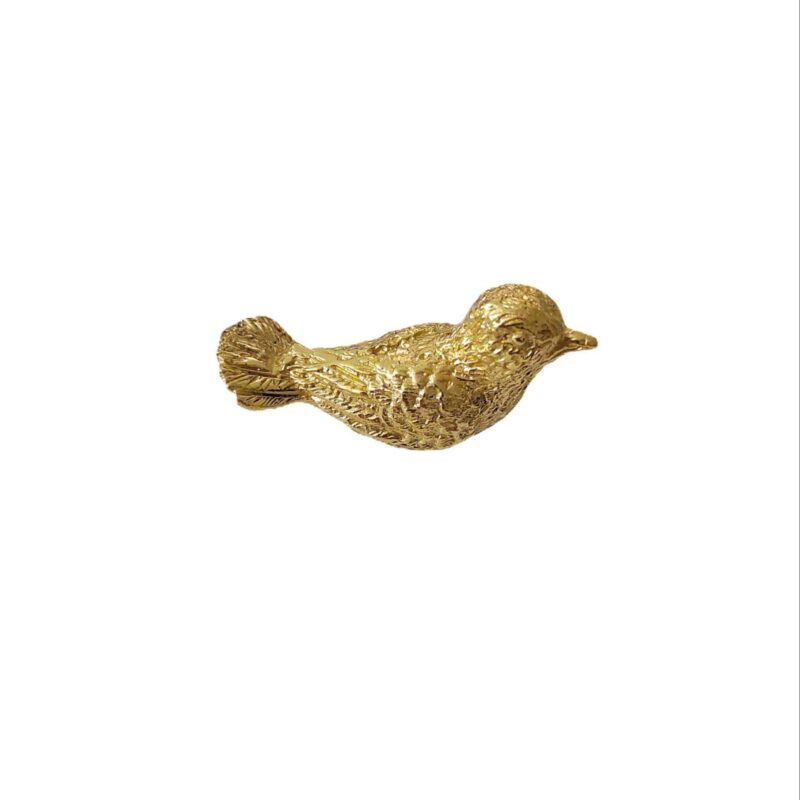 Tay nắm tủ đồng thau chim sẻ bé nhỏ SBD0203 2