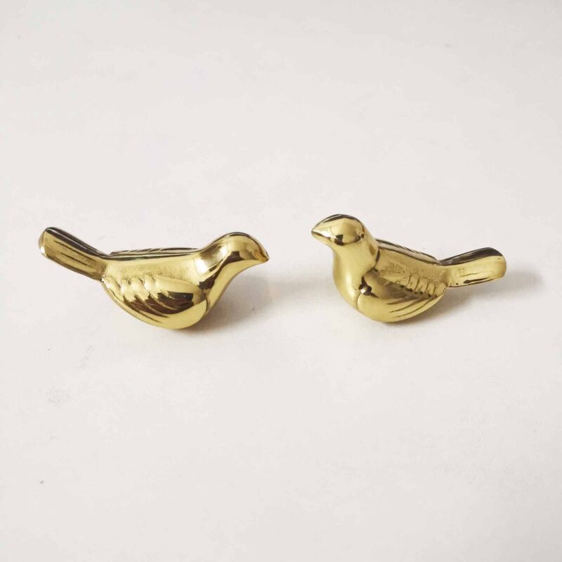 Tay nắm tủ đồng thau chú chim bé nhỏ SBD4449 1