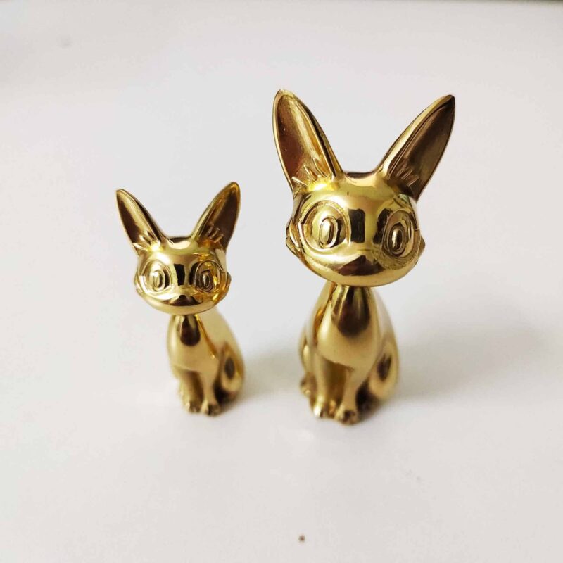 Tay nắm tủ đồng thau chú mèo đáng yêu SBD8387 1