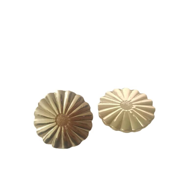 Tay nắm tủ đồng thau hình bánh hoa mai SBD3360 4