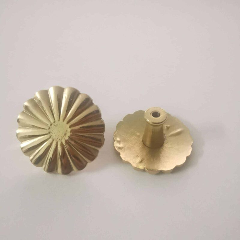 Tay nắm tủ đồng thau hình bánh hoa mai SBD3360 8