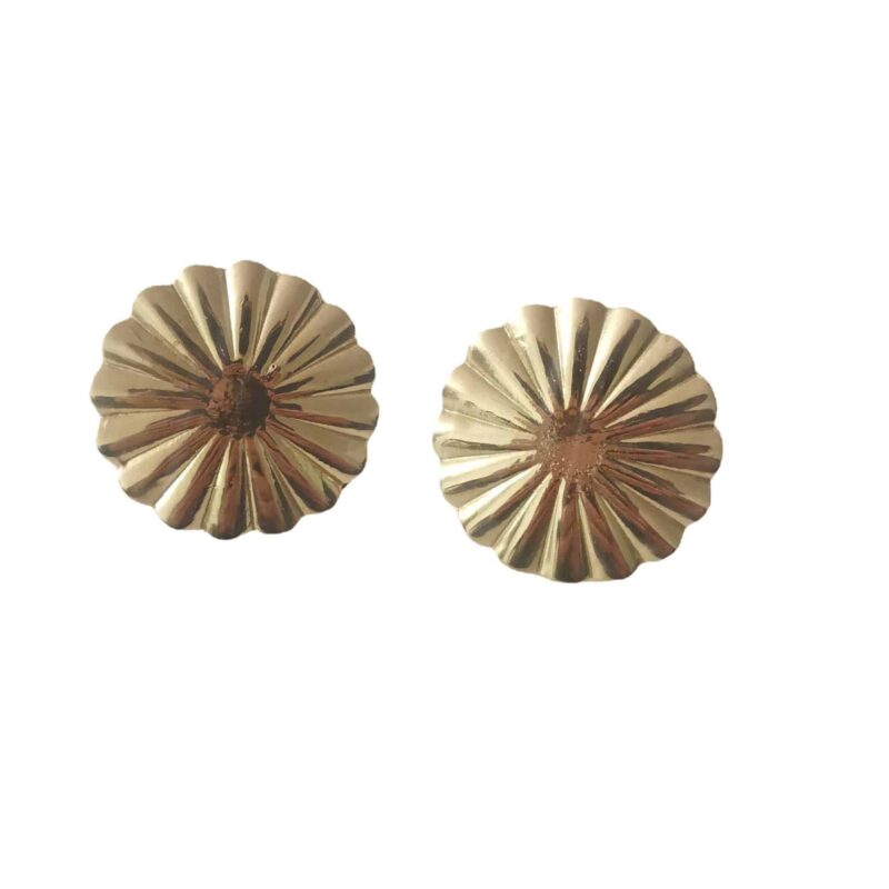 Tay nắm tủ đồng thau hình bánh hoa mai SBD3360 7