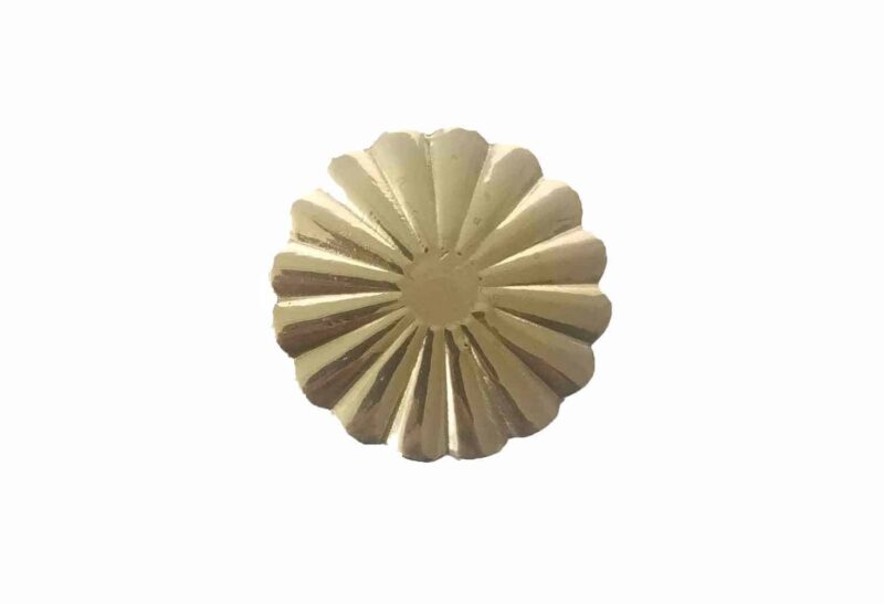 Tay nắm tủ đồng thau hình bánh hoa mai SBD3360 2