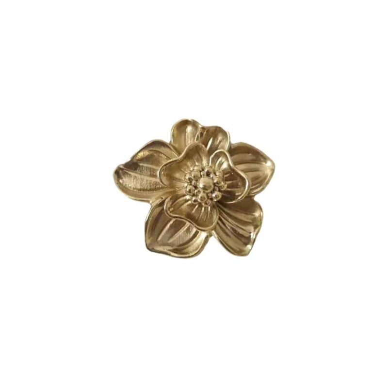 Tay nắm tủ đồng thau hoa nhất chi mai SBD8406 2