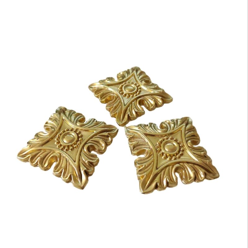 Tay nắm tủ đồng thau hoa văn trang trọng SBD0126 5