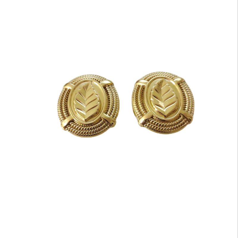 Tay nắm tủ đồng thau huy hiệu chiếc lá SBD1320 4