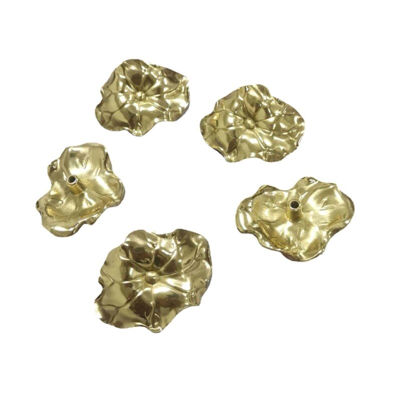 Tay nắm tủ đồng thau lá sen dập dìu SBD3264 5
