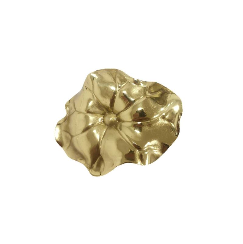 Tay nắm tủ đồng thau lá sen dập dìu SBD3264 3