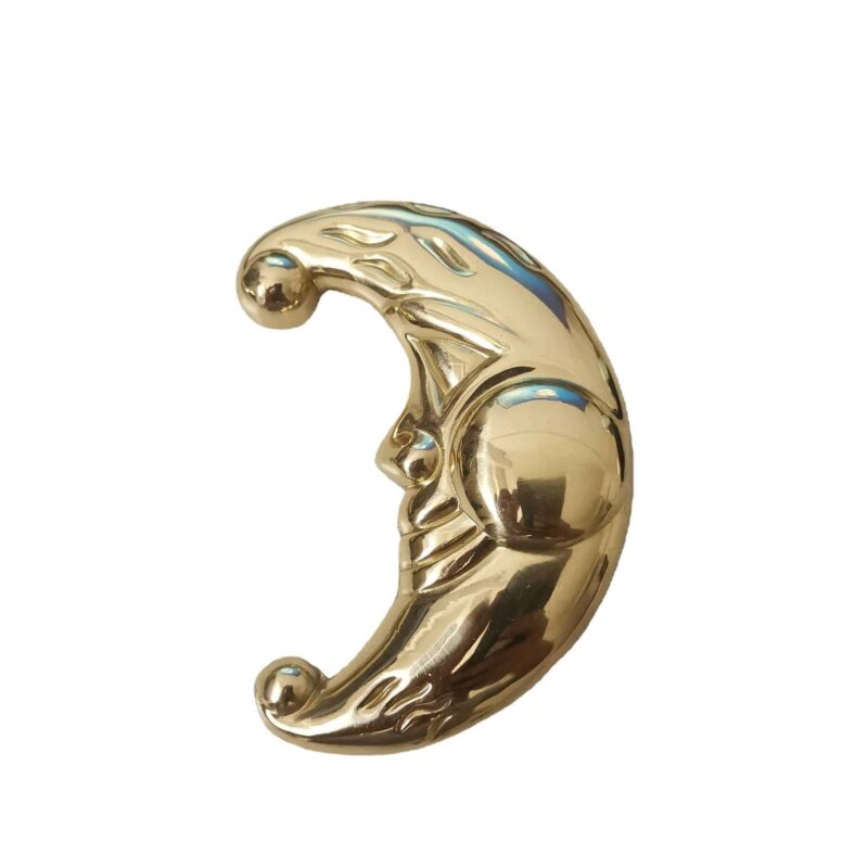Tay nắm tủ đồng thau mặt trời và mặt trăng SBD4949 3