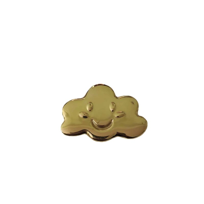 Tay nắm tủ đồng thau mây, trăng và sao SBD4039 2