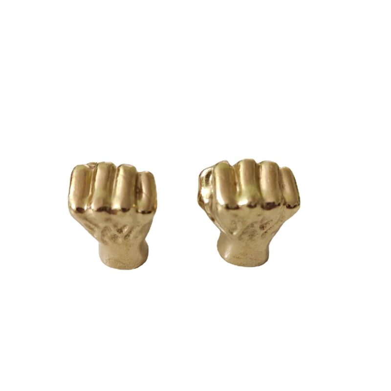Tay nắm tủ đồng thau nắm tay hùng dũng SBD6344 6