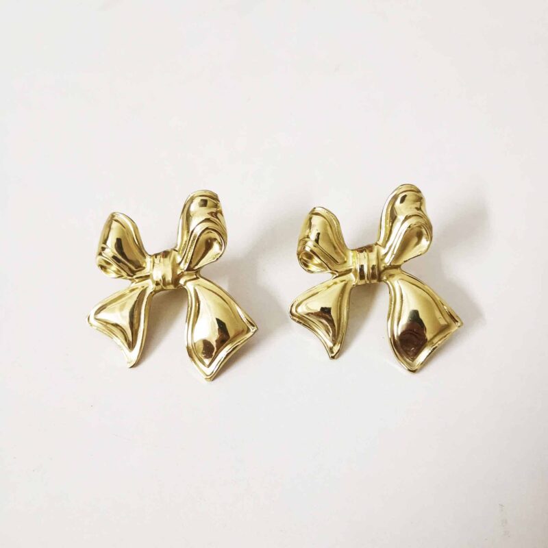 Tay nắm tủ đồng thau nơ bướm cao quý SBD3475 1