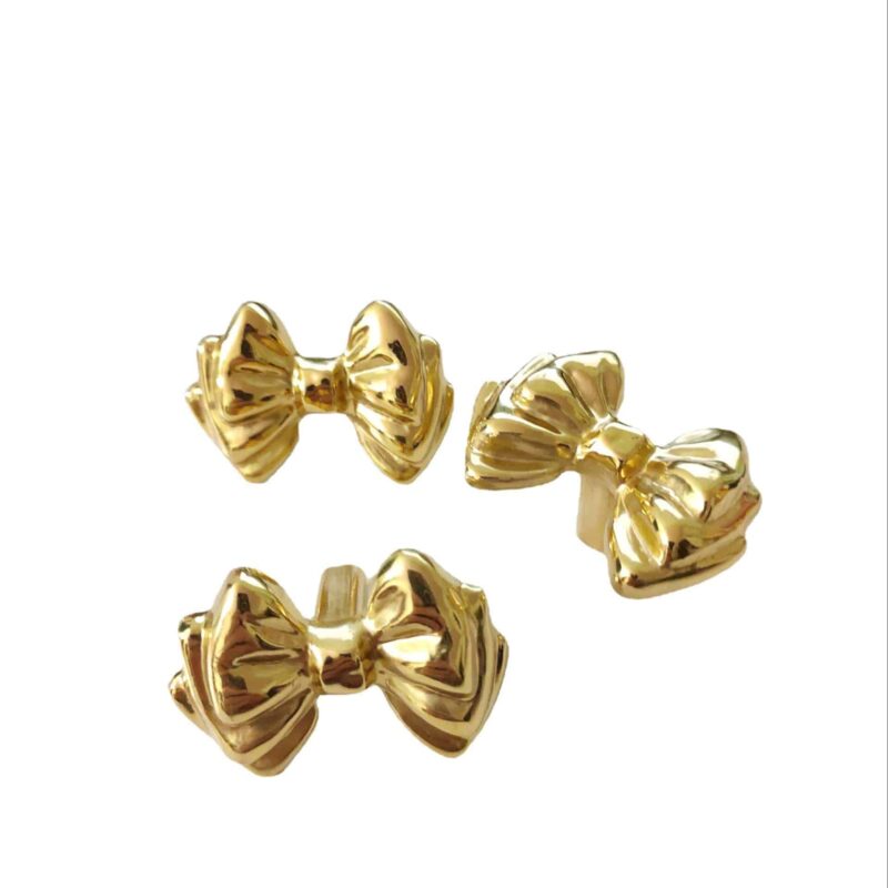 Tay nắm tủ đồng thau nơ bướm quý phái SBD1456 6
