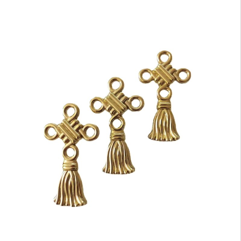 Tay nắm tủ đồng thau nút hoa bốn cánh SBD2066 5