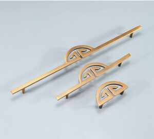 Tay nắm tủ hợp kim kẽm hình bán nguyệt cổ điển WX1535