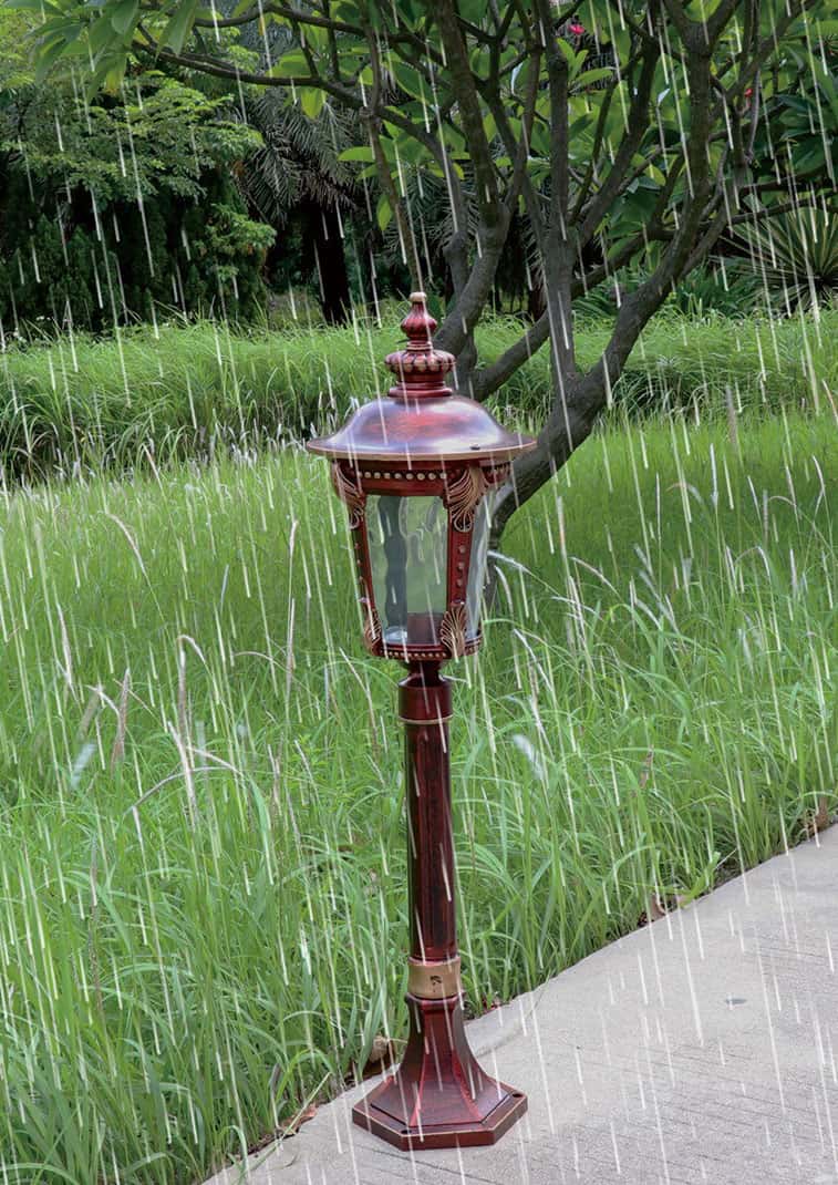 Cột đèn trang trí sân vườn cổ điển Châu Âu CPD111 6