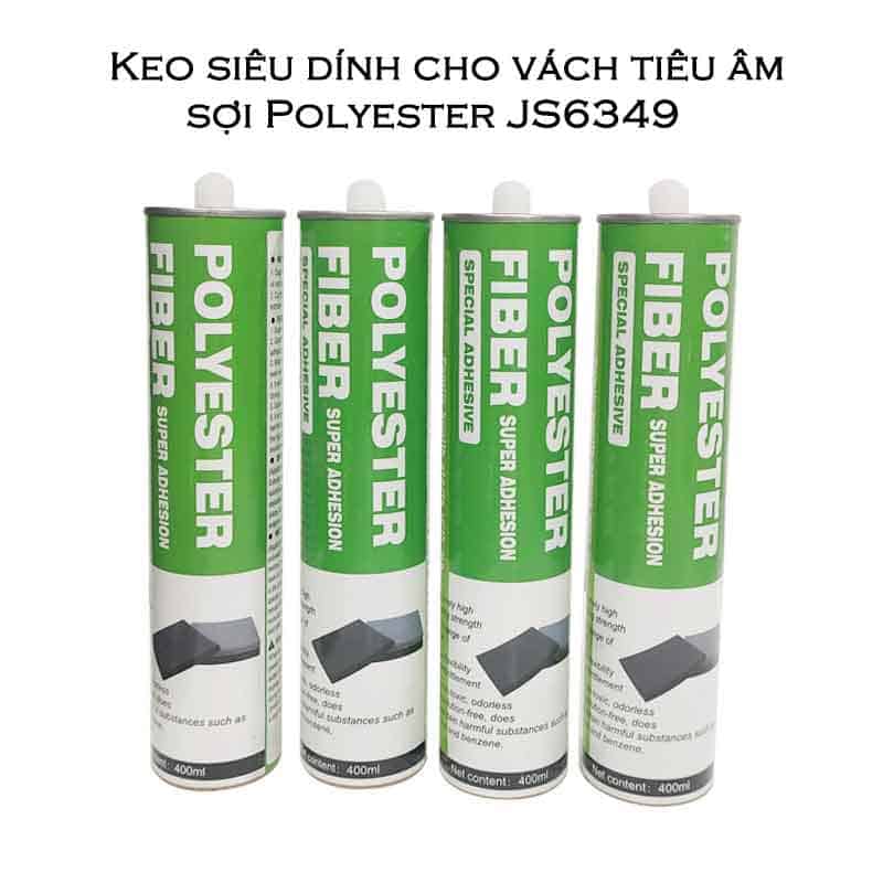 Keo siêu dính cho vách tiêu âm sợi Polyester JS6349 10