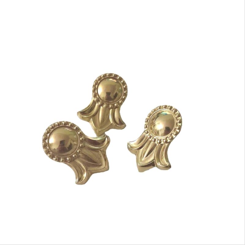 Tay nắm tủ đồng thau biểu tượng huy hiệu SBD5084 6