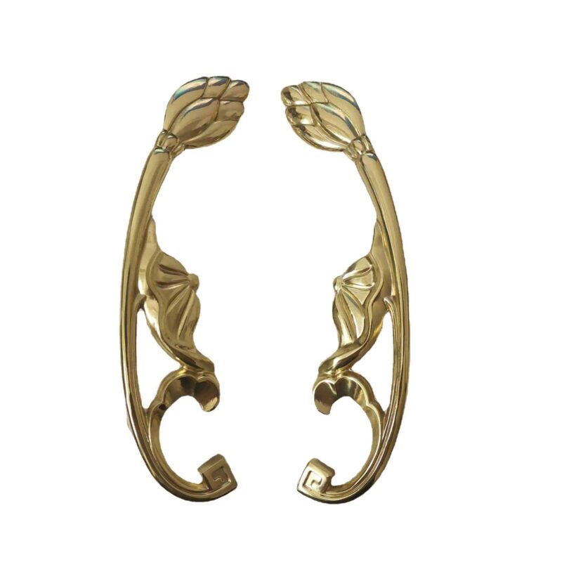 Tay nắm tủ đồng thau búp sen tinh khôi SBD8589 6