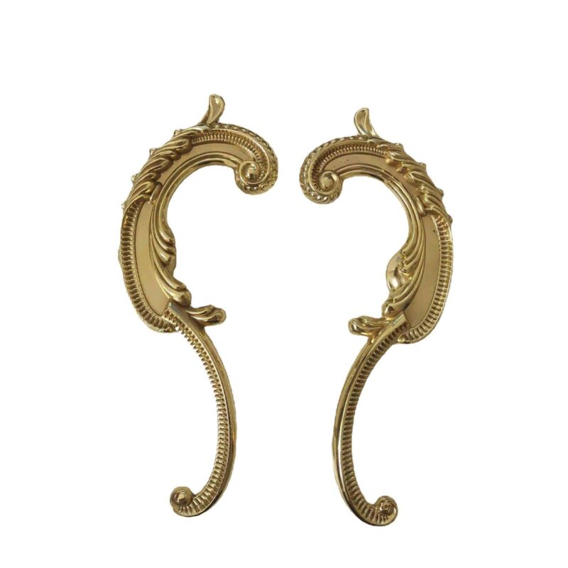 Tay nắm tủ đồng thau cá ngựa cách điệu SBD5312 5