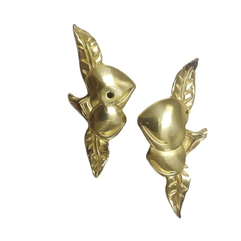 Tay nắm tủ đồng thau cặp đào căng mọng SBD5755 5