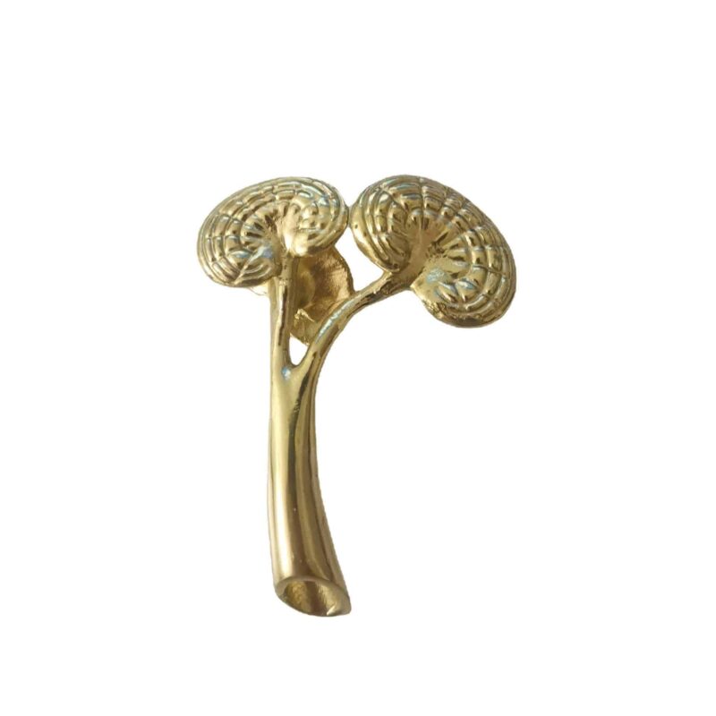 Tay nắm tủ đồng thau cây nấm linh chi SBD7532 2