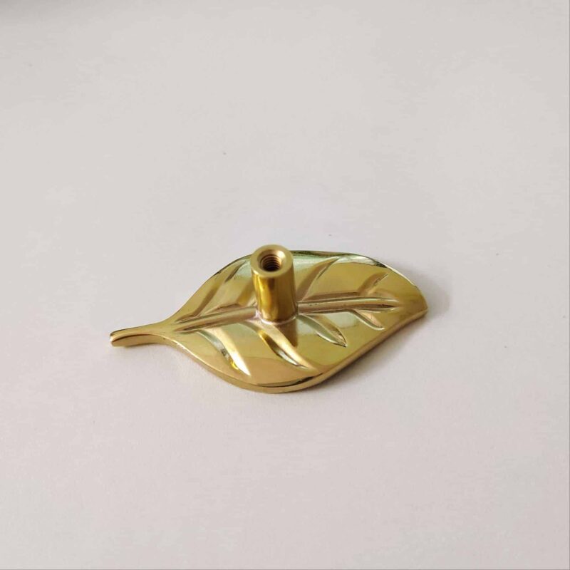 Tay nắm tủ đồng thau chiếc lá lìa cành SBD2921 7