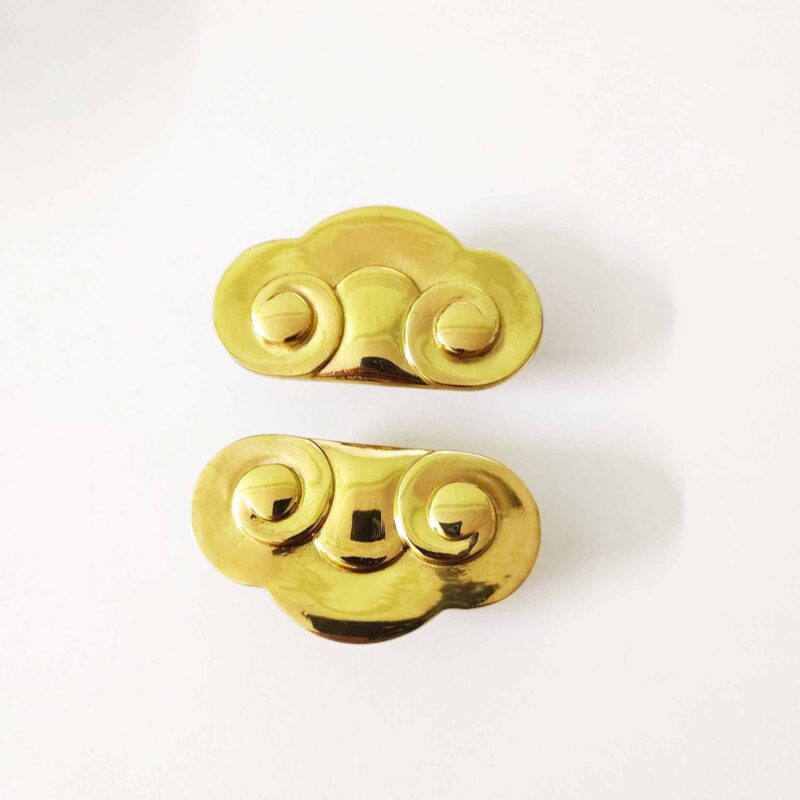 Tay nắm tủ đồng thau đám mây tốt lành SBD3525 1