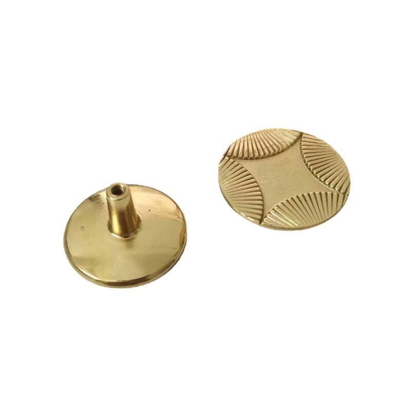 Tay nắm tủ đồng thau hoa văn cánh quạt SBD2396 6