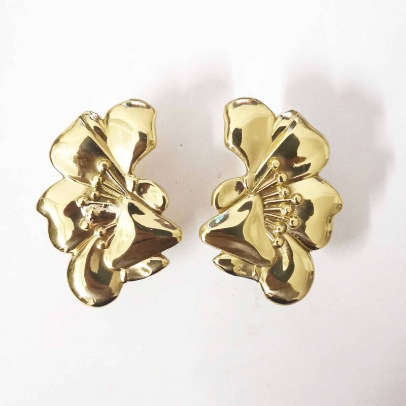 Tay nắm tủ đồng thau huệ tây rực rỡ SBD3298 1