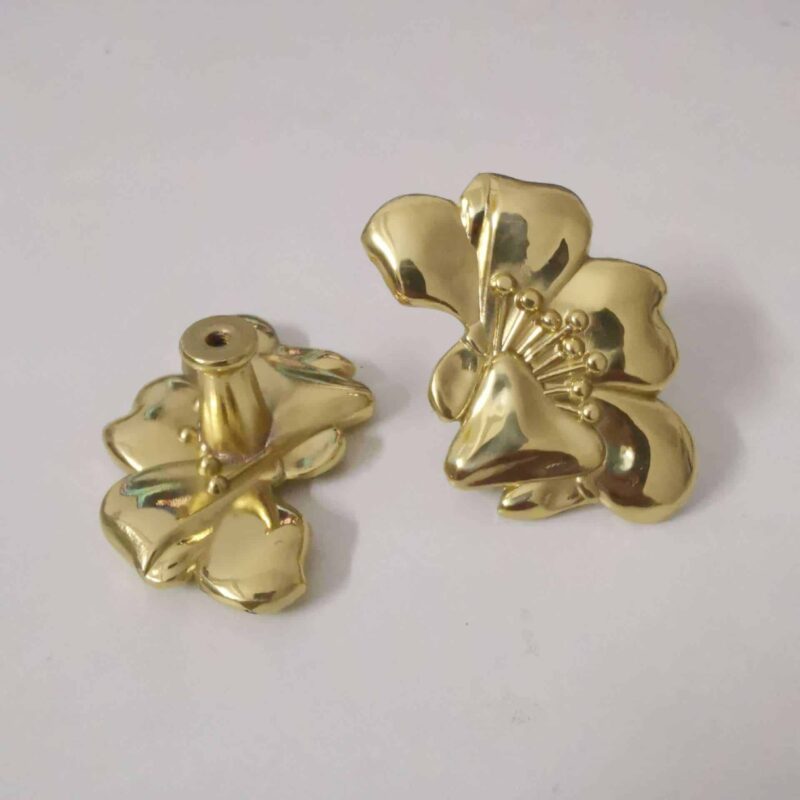 Tay nắm tủ đồng thau huệ tây rực rỡ SBD3298 7