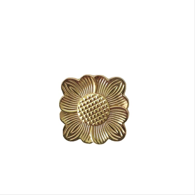 Tay nắm tủ đồng thau hướng dương bản vuông SBD7856 3