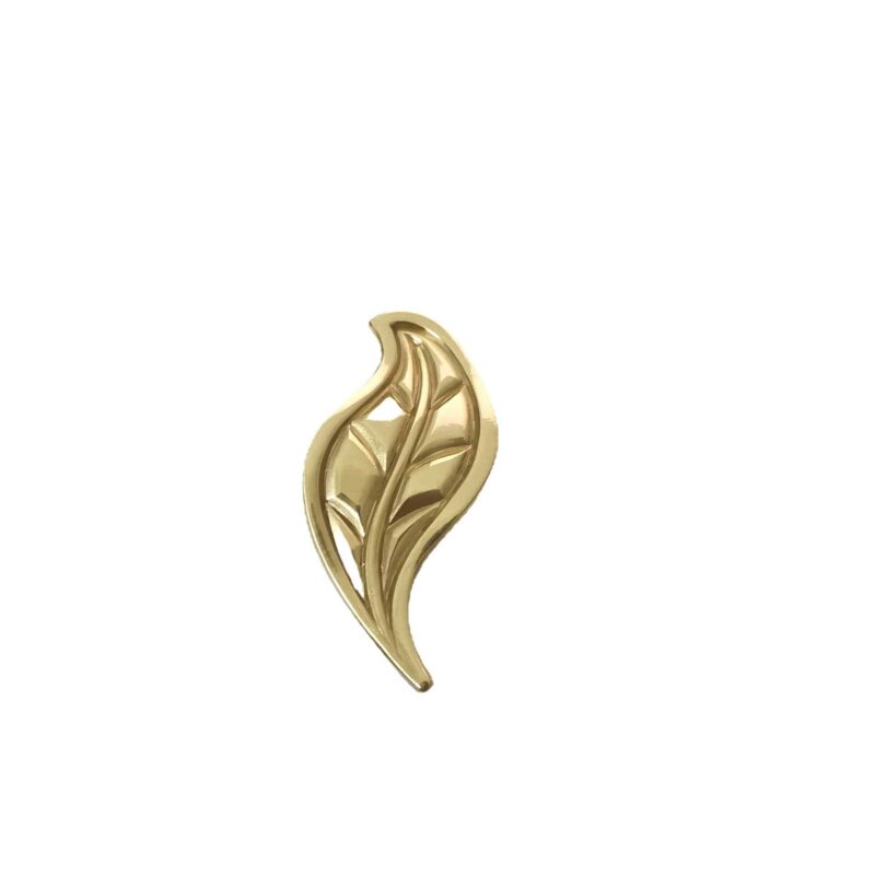 Tay nắm tủ đồng thau lá cây uốn lượn SBD3395 3