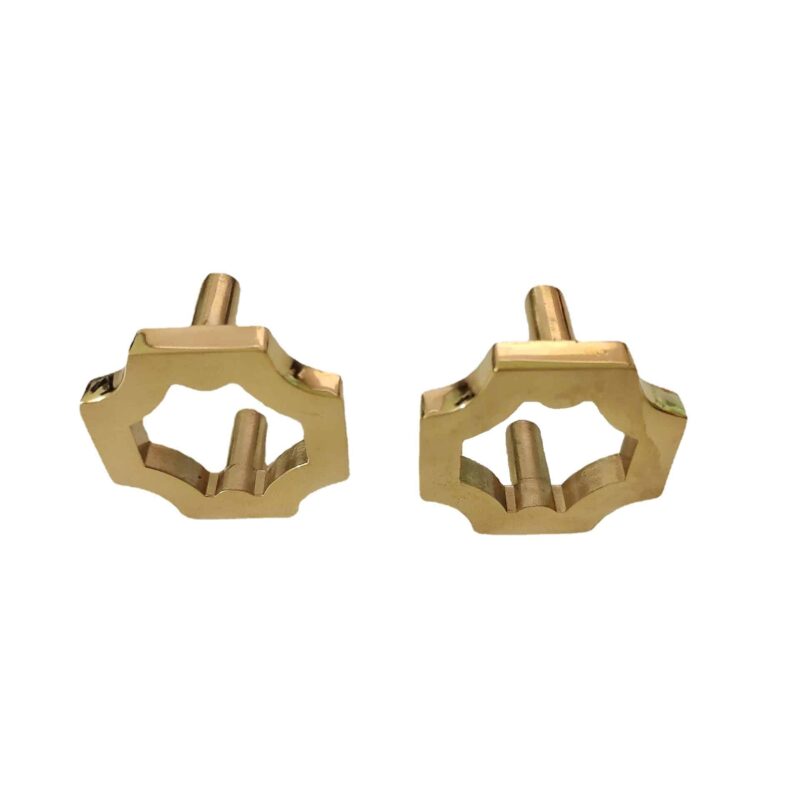 Tay nắm tủ đồng thau lục giác cách điệu SBD1925 6