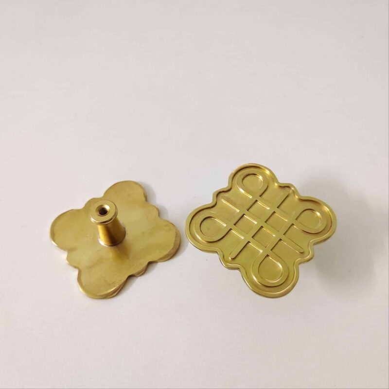 Tay nắm tủ đồng thau nút thắt đồng tâm SBD9375 7